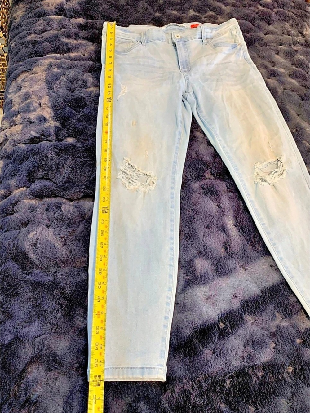 The Rider Celebrity Pink Distressed Skinny Jeans in Blue, Waist 13/31 - Picture 6 of 11